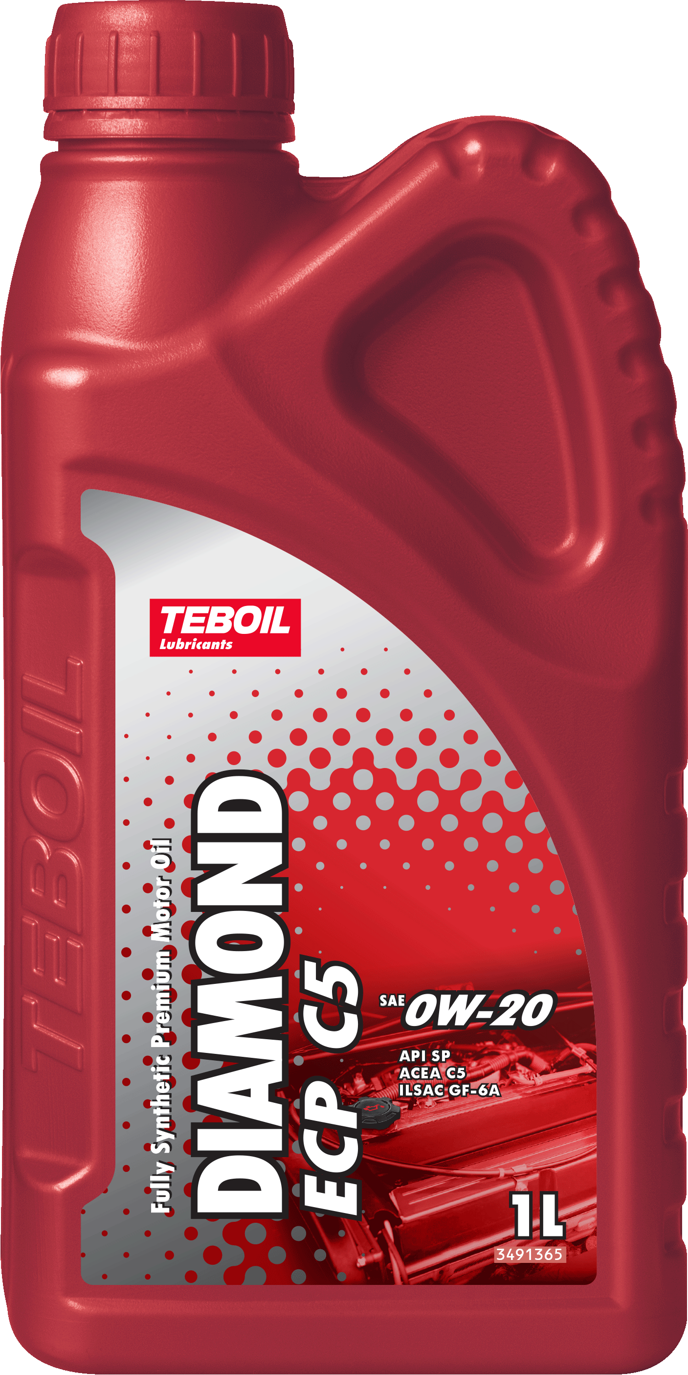 Синтетическое моторное масло TEBOIL DIAMOND ECP C5 0W-20