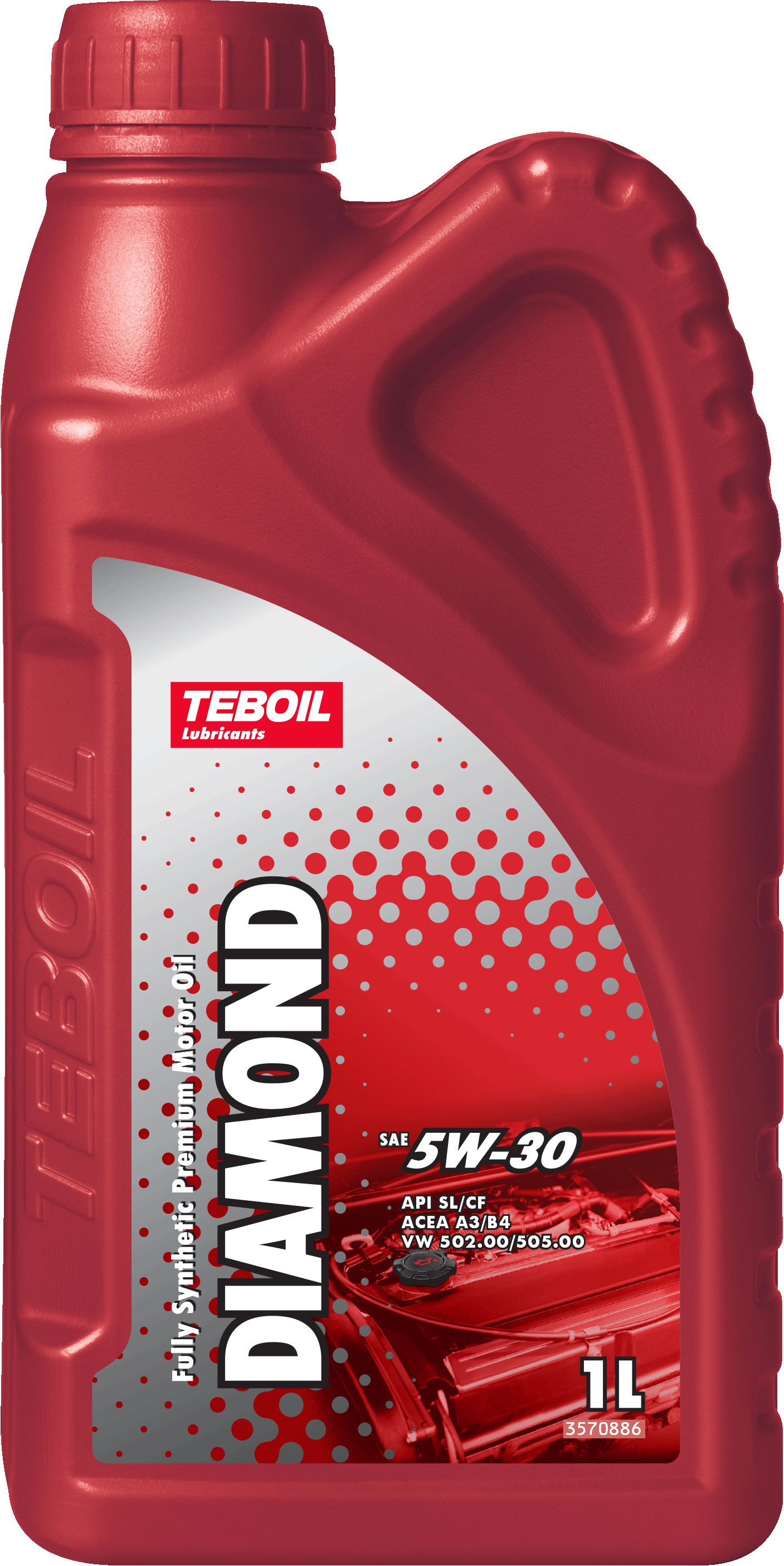 Синтетическое моторное масло TEBOIL DIAMOND 5W-30