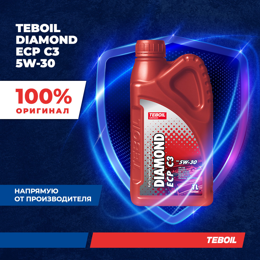 Моторное масло TEBOIL Diamond ECP C3 5W-30 синтетическое 1 л