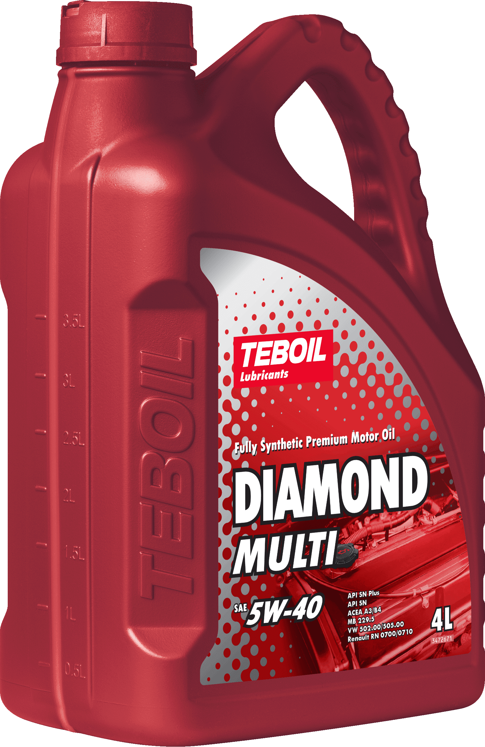 Teboil Diamond Multi 5W-40: премиальное полностью синтетическое .