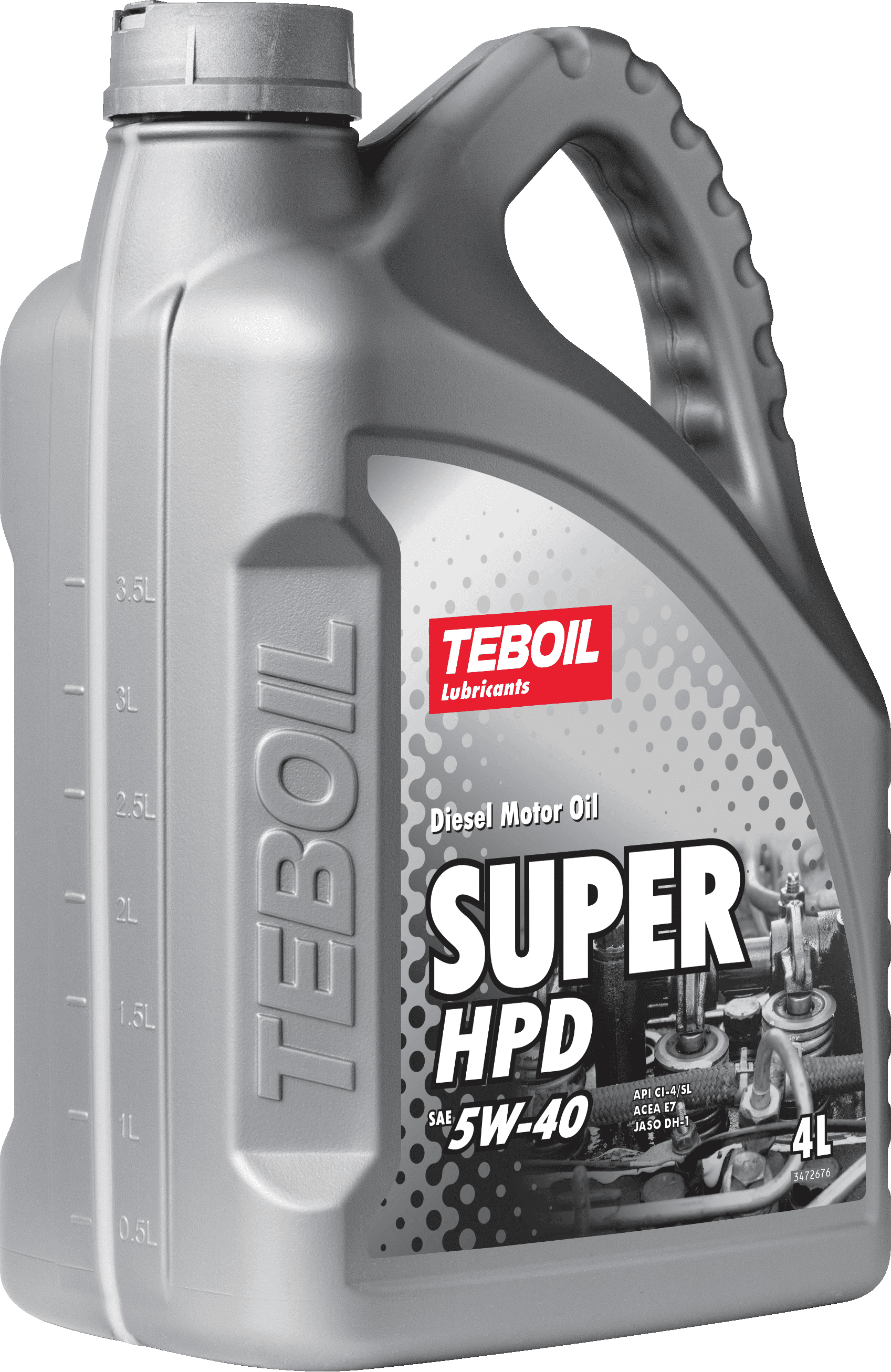 Синтетическое моторное масло TEBOIL SUPER HPD 5W-40