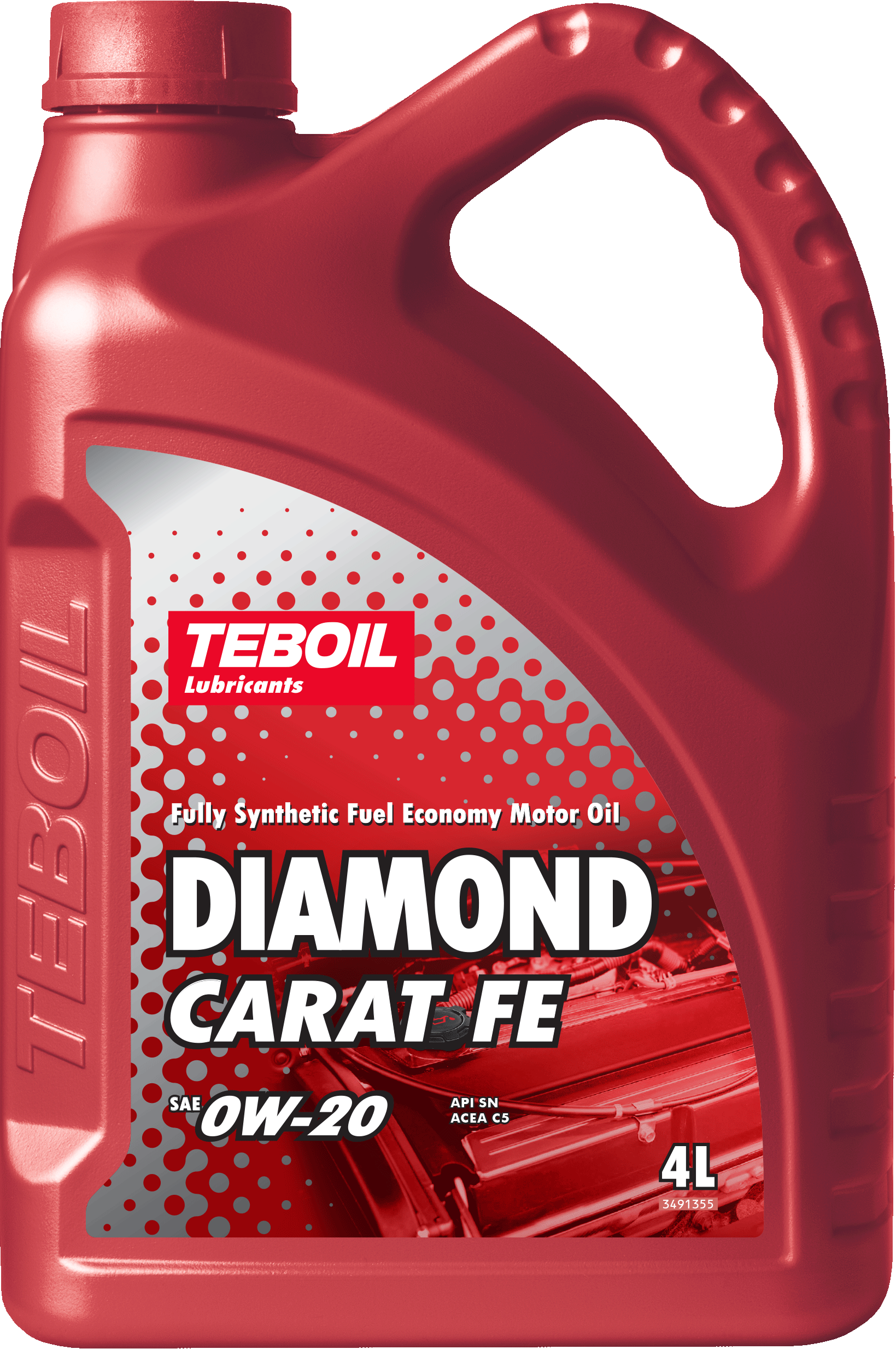 Синтетическое моторное масло TEBOIL DIAMOND CARAT FE 0W-20