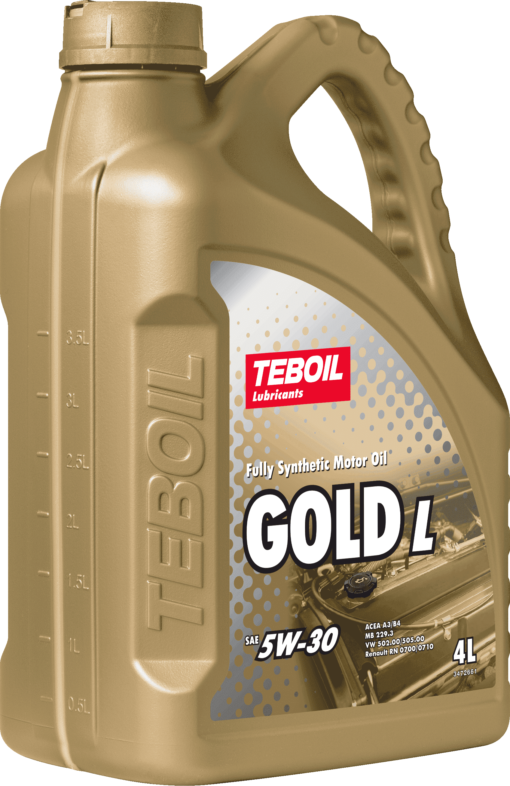 Синтетическое моторное масло TEBOIL GOLD L 5W-30