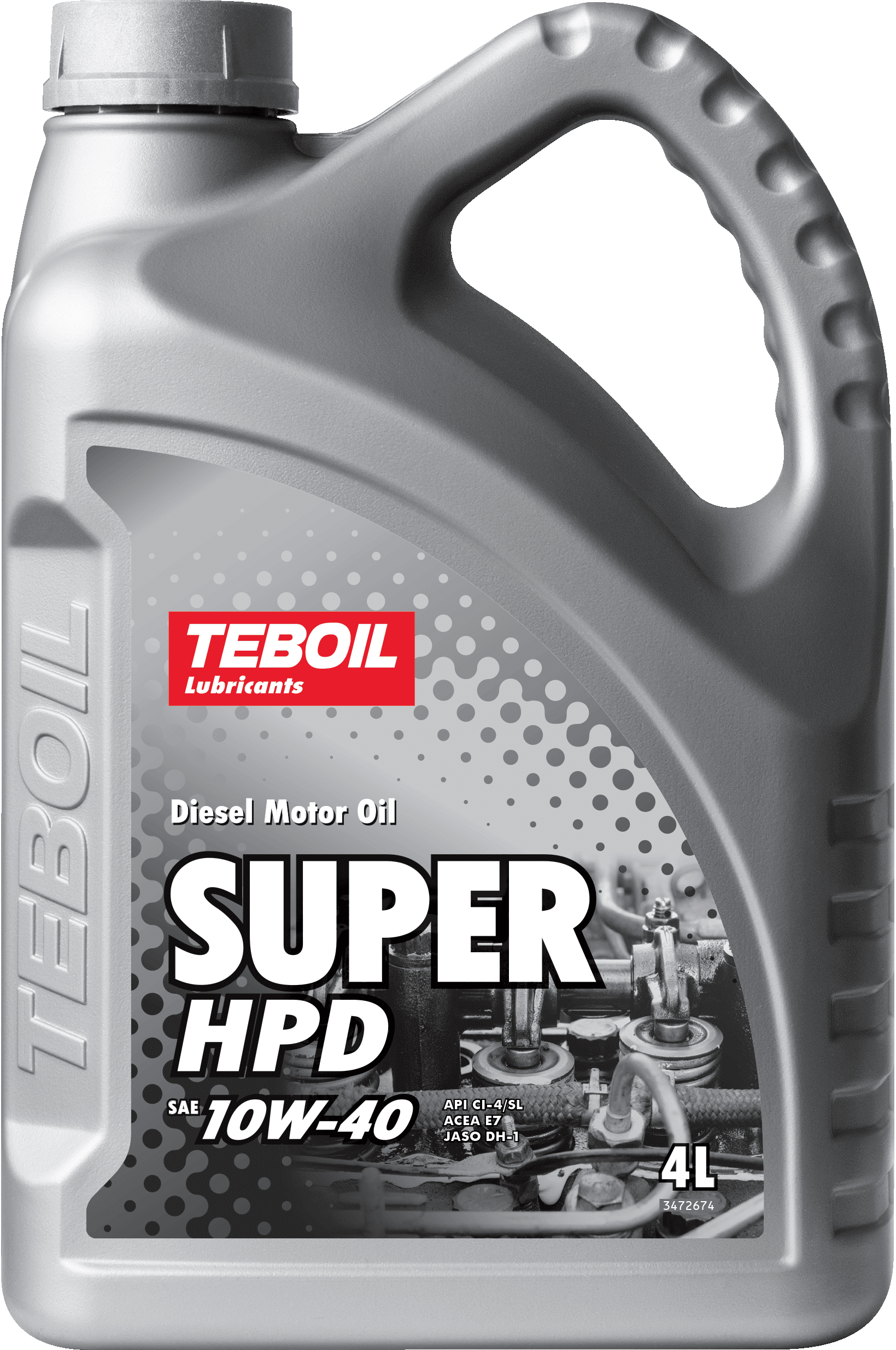 Моторное масло TEBOIL SUPER HPD 10W-40