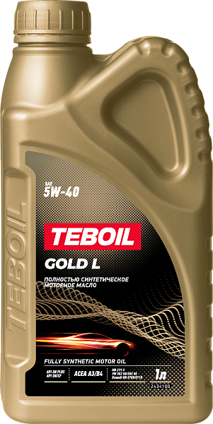 Синтетическое моторное масло TEBOIL GOLD L 5W-40