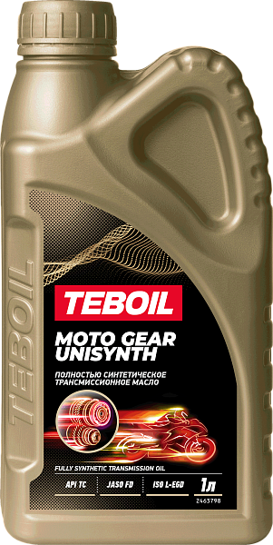 Синтетическое трансмиссионное масло TEBOIL MOTO GEAR UNISYNTH 75W-90