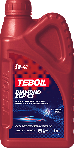 Синтетическое моторное масло TEBOIL DIAMOND CARAT ECP C3 5W-40