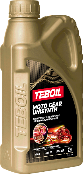 Синтетическое трансмиссионное масло TEBOIL MOTO GEAR UNISYNTH 75W-90