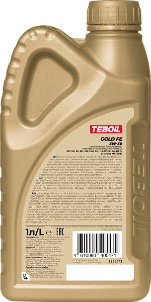 Синтетическое моторное масло TEBOIL GOLD L 5W-30