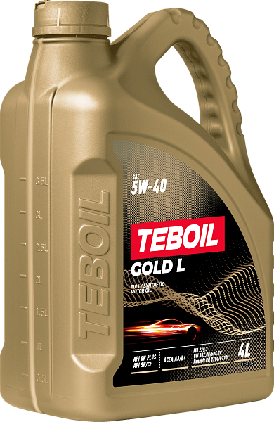 Синтетическое моторное масло TEBOIL GOLD L 5W-40