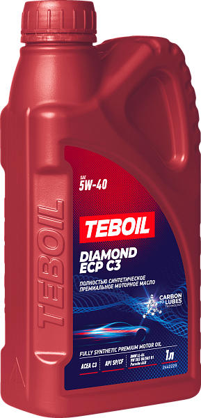Синтетическое моторное масло TEBOIL DIAMOND CARAT ECP C3 5W-40
