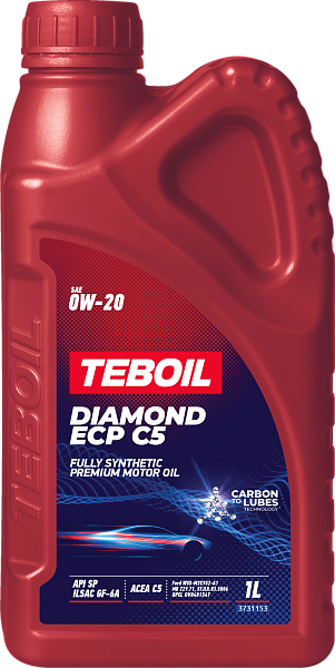 Синтетическое моторное масло TEBOIL DIAMOND ECP C5 0W-20