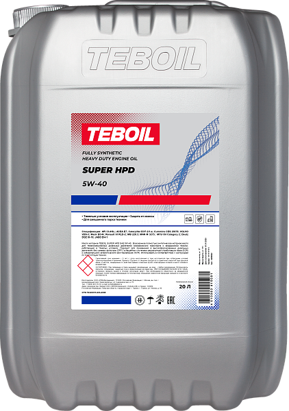 Синтетическое моторное масло TEBOIL SUPER HPD 5W-40