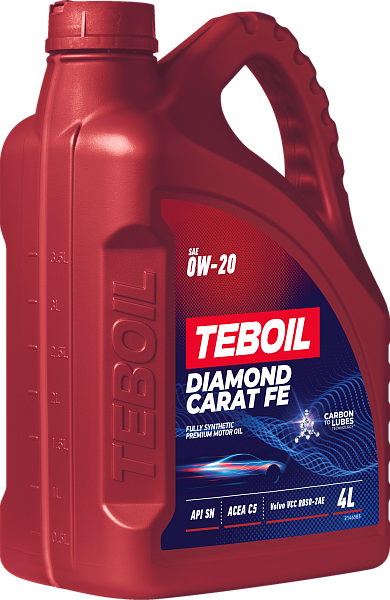 Синтетическое моторное масло TEBOIL DIAMOND CARAT FE 0W-20