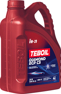 Синтетическое моторное масло TEBOIL DIAMOND ECP C5 0W-20