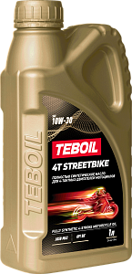 Синтетическое моторное масло TEBOIL 4T STREETBIKE 10W-30