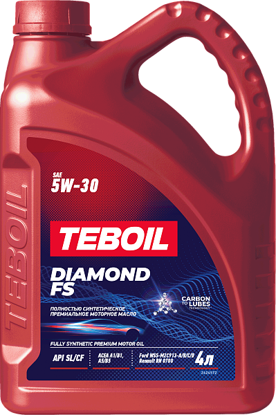 Синтетическое моторное масло TEBOIL DIAMOND FS 5W-30