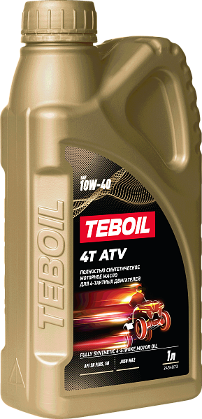 Синтетическое моторное масло TEBOIL 4T ATV 10W-40