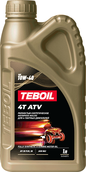 Синтетическое моторное масло TEBOIL 4T ATV 10W-40